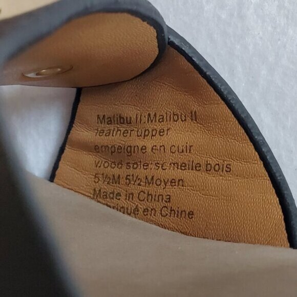 Flogg Malibu Leather Upper Clogs Size 5.5 - Picture 6 of 6